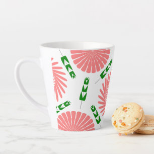 Tasse Latte Citation Positive Inspirant Typographie Moderne Po