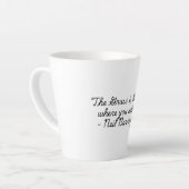 Tasse Latte "Citation pour la collection Vie" Neil Barrington (Angle gauche)