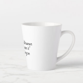 Tasse Latte "Citation pour la collection Vie" Neil Barrington