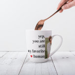 Tasse Latte Citation romantique du collage moderne<br><div class="desc">Citation romantique du collage moderne</div>
