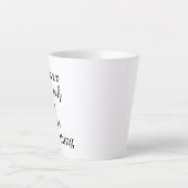 Tasse Latte Citation romantique romantique romantique moderne (Devant)