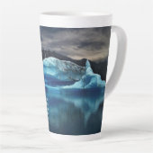 Tasse Latte Citation scientifique et photo de la nature d'Iceb (Angle droit)