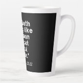 Tasse Latte Citation sur l'égalité des droits de l'enfer (Droite)