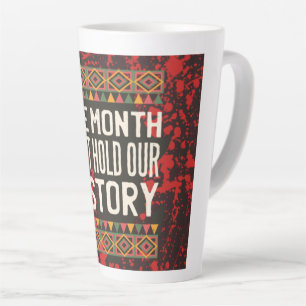 Tasse Latte Citations du Mois de l'Histoire des Noirs - Ne peu