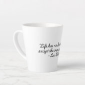 Tasse Latte "Citations pour la collection Vie" Les Brown (Angle gauche)