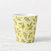 Tasse Latte Citron Botanique Petit (Devant)