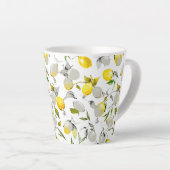 Tasse Latte citrons aquarelle 21 (Angle droit)