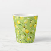 Tasse Latte citrons aquarelle 22 (Devant)