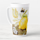 Tasse Latte Citrons et abeilles (Angle gauche)