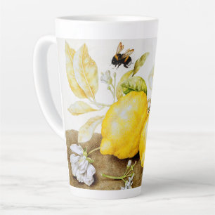 Tasse Latte Citrons et abeilles