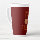 Tasse Latte Citrouille automne (Angle gauche)