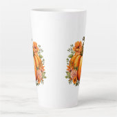 Tasse Latte Citrouille d'automne (Devant)