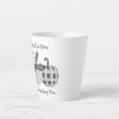 Tasse Latte Citrouille de Buffalo d'automne moderne (Devant)