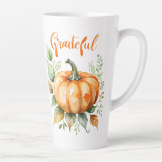 Tasse Latte Citrouille de la gratitude