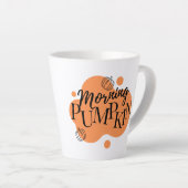 Tasse Latte Citrouille du matin (Angle droit)
