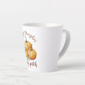 Tasse Latte Citrouille le plus précis dans le patch (Angle droit)