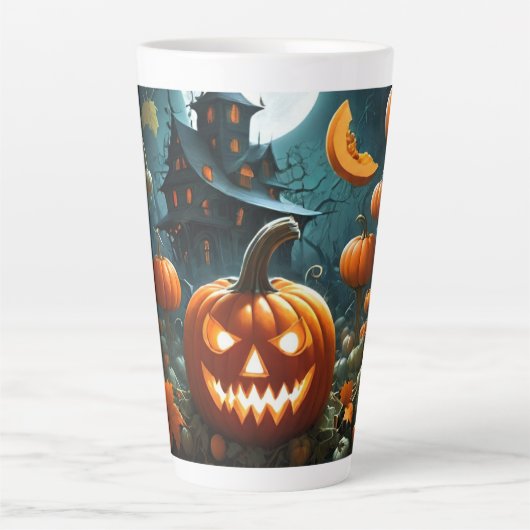 Tasse Latte Citrouille mal (Devant)