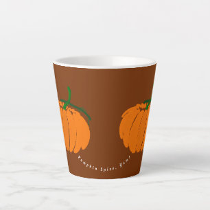 Tasse Latte Citrouille Spice, Yum !