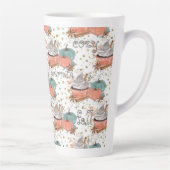 Tasse Latte Citrouilles d'automne cosy (Droite)