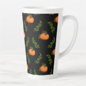 Tasse Latte Citrouilles d'Halloween (Droite)