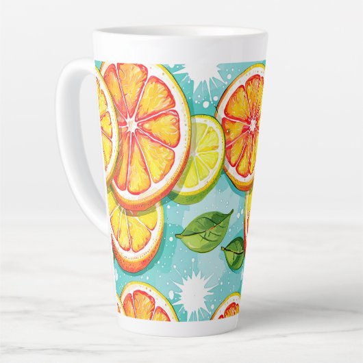 Tasse Latte Citrus Splash (Angle gauche)
