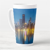 Tasse Latte City de Chicago (Angle gauche)
