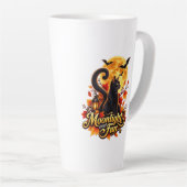 Tasse Latte Clair de lune et plaisir (Angle droit)