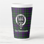Tasse Latte Clan Abercrombie Tartan & Crest (Devant)