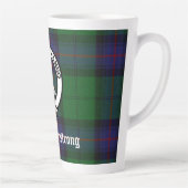 Tasse Latte Clan Armstrong Tartan & Crest Badge (Droite)