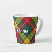 Tasse Latte Clan Buchanan Tartan (Angle droit)