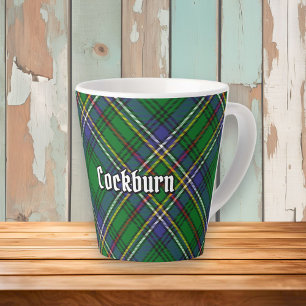 Tasse Latte Clan Cockburn Tartan