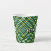 Tasse Latte Clan Currie Tartan (Devant)