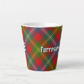 Tasse Latte Clan Forrester Tartan (Devant)