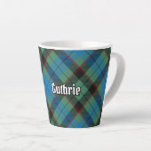 Tasse Latte Clan Guthrie Tartan (Angle droit)
