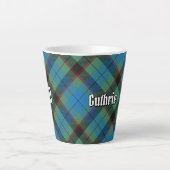 Tasse Latte Clan Guthrie Tartan (Devant)