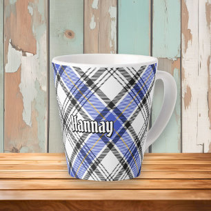 Tasse Latte Clan Hannay Tartan