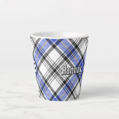 Tasse Latte Clan Hannay Tartan (Devant)