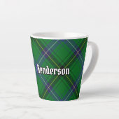 Tasse Latte Clan Henderson Tartan (Angle droit)