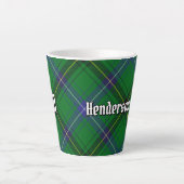 Tasse Latte Clan Henderson Tartan (Devant)
