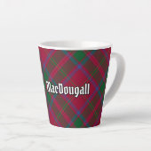 Tasse Latte Clan MacDougall Tartan (Angle droit)