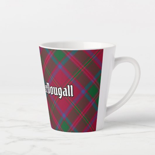 Tasse Latte Clan MacDougall Tartan (Droite)