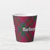 Tasse Latte Clan MacDougall Tartan (Devant)