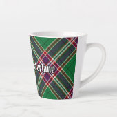 Tasse Latte Clan MacFarlane Chasse moderne Tartan (Droite)