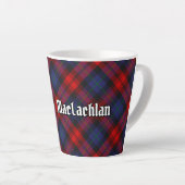 Tasse Latte Clan MacLachlan Tartan (Angle droit)