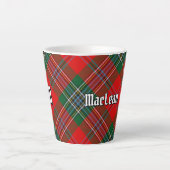 Tasse Latte Clan MacLean Tartan (Devant)