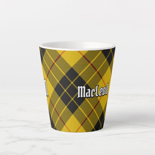 Tasse Latte Clan Macleod de Lewis Tartan (Devant)