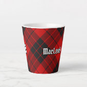 Tasse Latte Clan Macleod de Raasay Tartan (Devant)