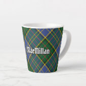 Tasse Latte Clan MacMillan Chasse Tartan (Angle droit)