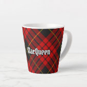 Tasse Latte Clan MacQueen Tartan (Angle droit)