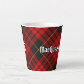 Tasse Latte Clan MacQueen Tartan (Devant)